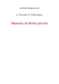 Manuale di diritto privato completo