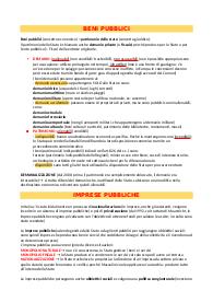 Riassunti beni pubblici e imprese pubbliche