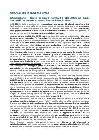 Riassunto "Specialità e normalità?" - Ianes, Heidrun