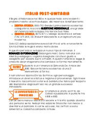 Italia post-unitaria e Verismo