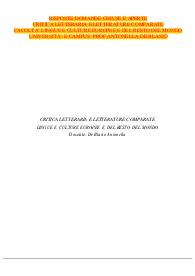 Paniere completo critica letteraria e letteratura comparate aggiornato 2023