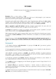 Appunti di Economia dei consumi