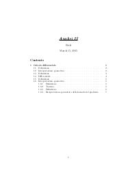 Calcolo differenziale fi funzioni a più variabili