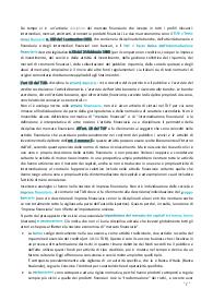 Diritto dei mercati e degli intermediari finanziari