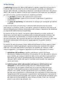 Riassunti marketing aziendale