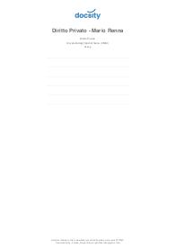 Appunti lezioni Diritto Privato