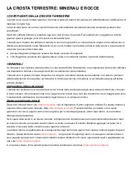 Appunti di scienze della terra,