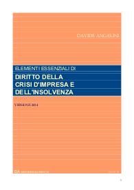 Dispensa completa di diritto della crisi d'impresa - 2024