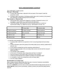 Riassunti di statistica in inglese pt.1