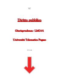 Diritto pubblico - Giurisprudenza - LMG-01 - Università Pegaso
