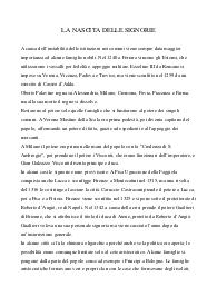 La nascita delle signorie