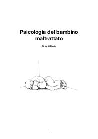 Riassunto del libro "Psicologia del bambino maltrattato"