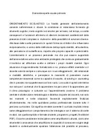 Domande aperte di infanzia e primaria