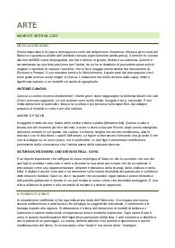 riassunto delle lezioni di 5° di arte - scuola superiore