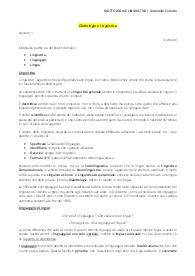 LINGUISTICA GENERALE (Glottologia e Linguistica)