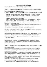appunti di storia su Giovanni Giolitti
