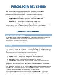 Manuale di psicologia del sonno