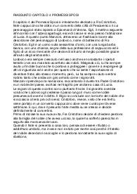 Riassunto cap 4 Promessi Sposi