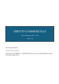 Diritto commerciale, Houben, UniPv