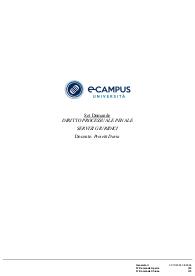 PANIERE RISPOSTE DOMANDE CHIUSE DIRITTO PROCESSUALE PENALE PROF.SSA PROIETTI ECAMPUS