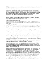 Appunti di filosofia su Socrate