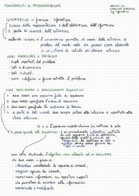 Appunti Fondamenti di Programmazione
