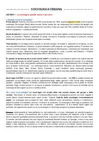 SOCIOLOGIA URBANA