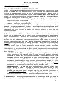 RIASSUNTO LIBRO “DIRITTO DEI CONSUMATORI” - A. BARENGHI