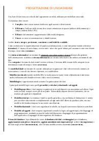 Progettazione di un database