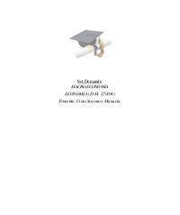 Paniere MACROECONOMIA Ecampus.