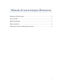 Manuale di Musicoterapia - Benenzon
