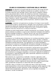 ECONOMIA E GESTIONE DELLE IMPRESE