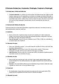 Il sistema endocrino, completo e dettagliato