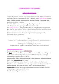 appunto storia della psicologia