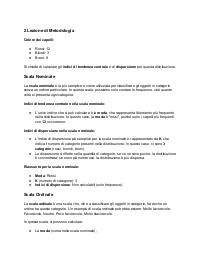 Appunti della 2 lezione di:Metodologia prof.ssa Fabio