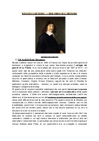 Discorso sul metodo - Cartesio
