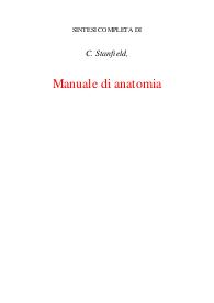 Manuale di anatomia