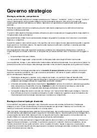 Riassunto libro strategia aziendale