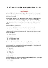 NUTRIZIONE A LIVELLO METABOLICO_ STRUTTURE BIOCHIMICHE REAZIONI E REGOLAZIONE - 0612206BIO10