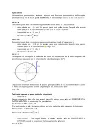 matematica: equazioni e disequazioni goniometriche: tipologie e metodi risolutivi