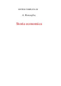 Principi di Storia economica