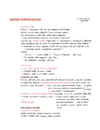 Il pensiero di Kierkegaard