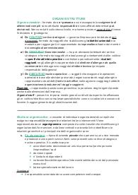Appunti su Organi e Strutture