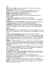 Riassunto Italo Svevo - Esame di maturità