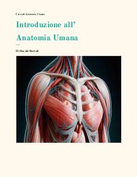 Dispensa Introduzione all' anatomia umana