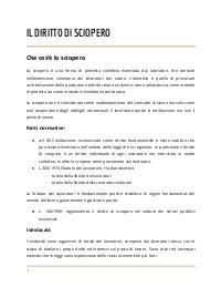 lezione il diritto di sciopero