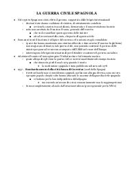 Riassunto Guerra civile spagnola