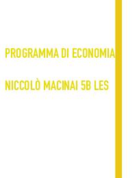 Appunti di Economia completi X MATURITÀ 2025
