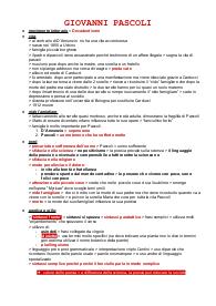 PASCOLI:vita, stile e analisi testi