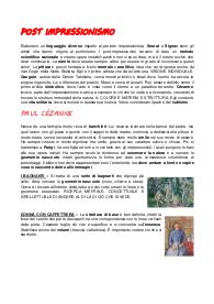 Storia dell'arte - Post Impressionismo